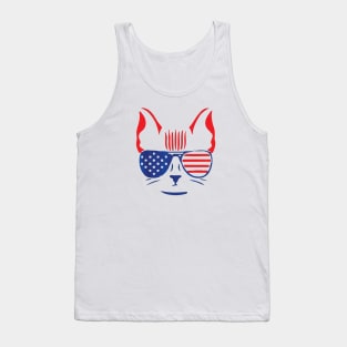 USA Cat Tank Top